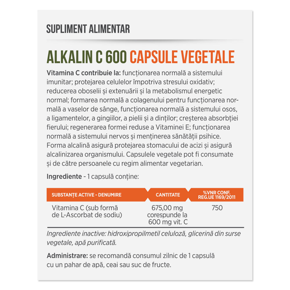 ALKALIN C 600, 30 capsule