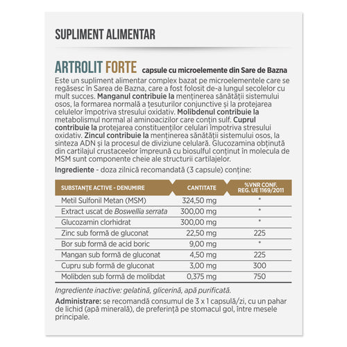 ARTROLIT FORTE, 30 capsule