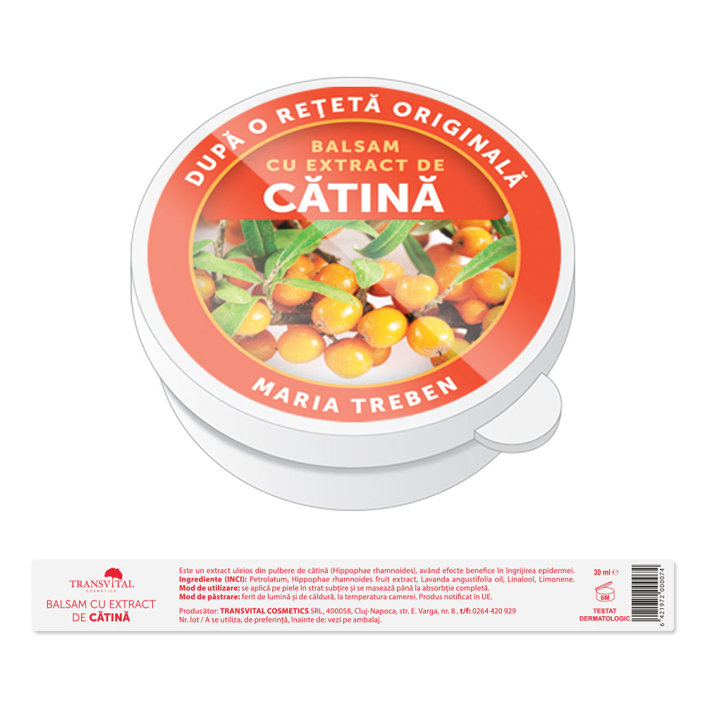 BALSAM CU EXTRACT DE CĂTINĂ, 30ml