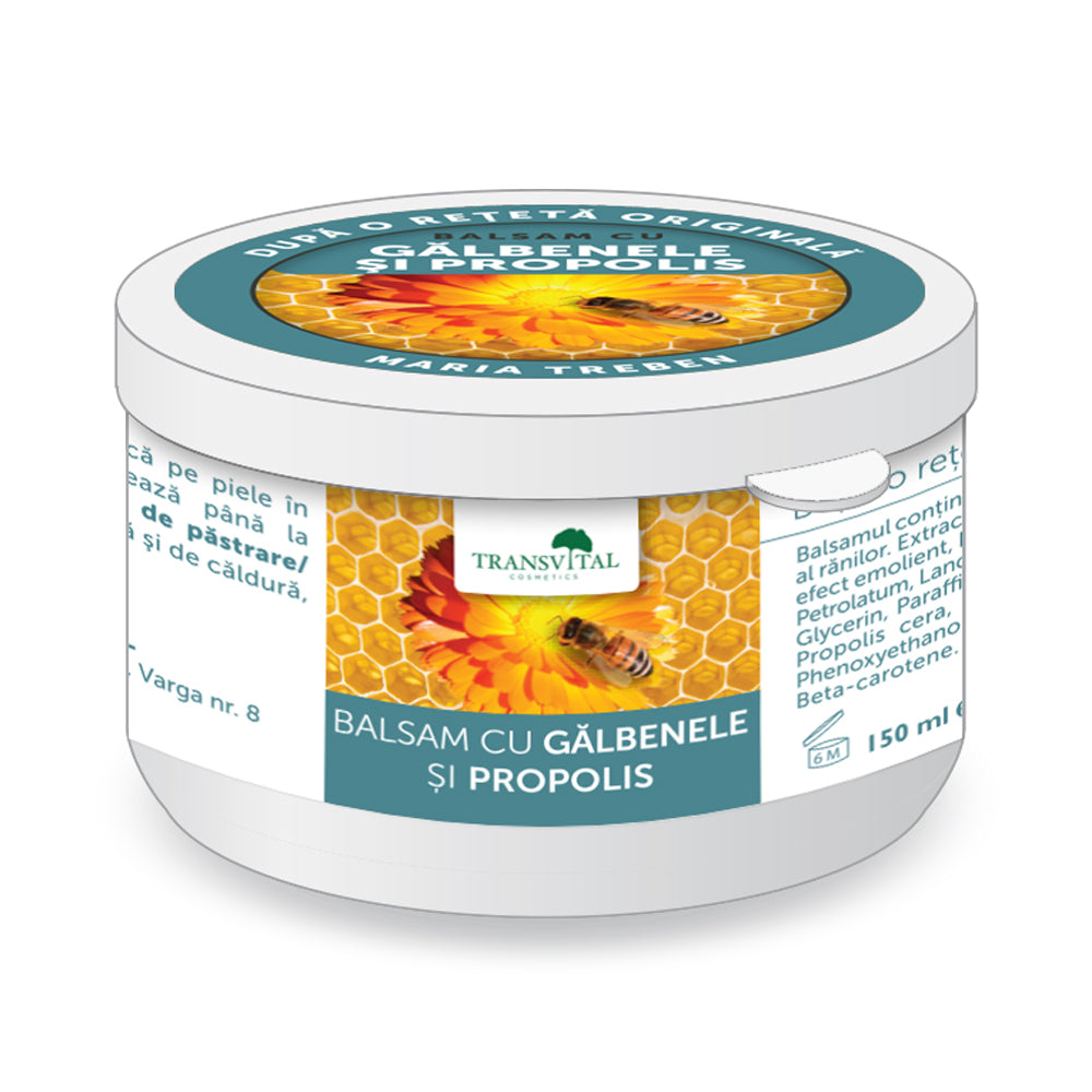 BALSAM CU GĂLBENELE ŞI PROPOLIS, 150ml