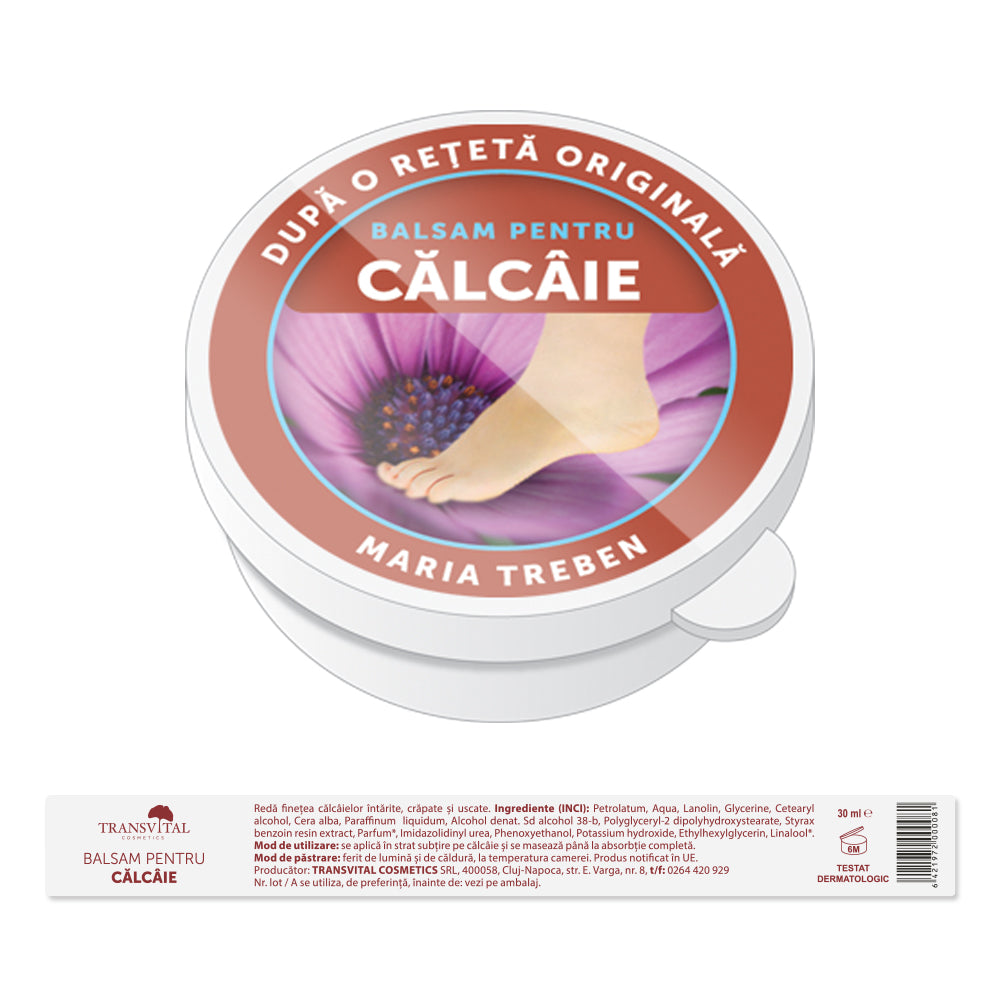 BALSAM PENTRU CĂLCÂIE, 30ml
