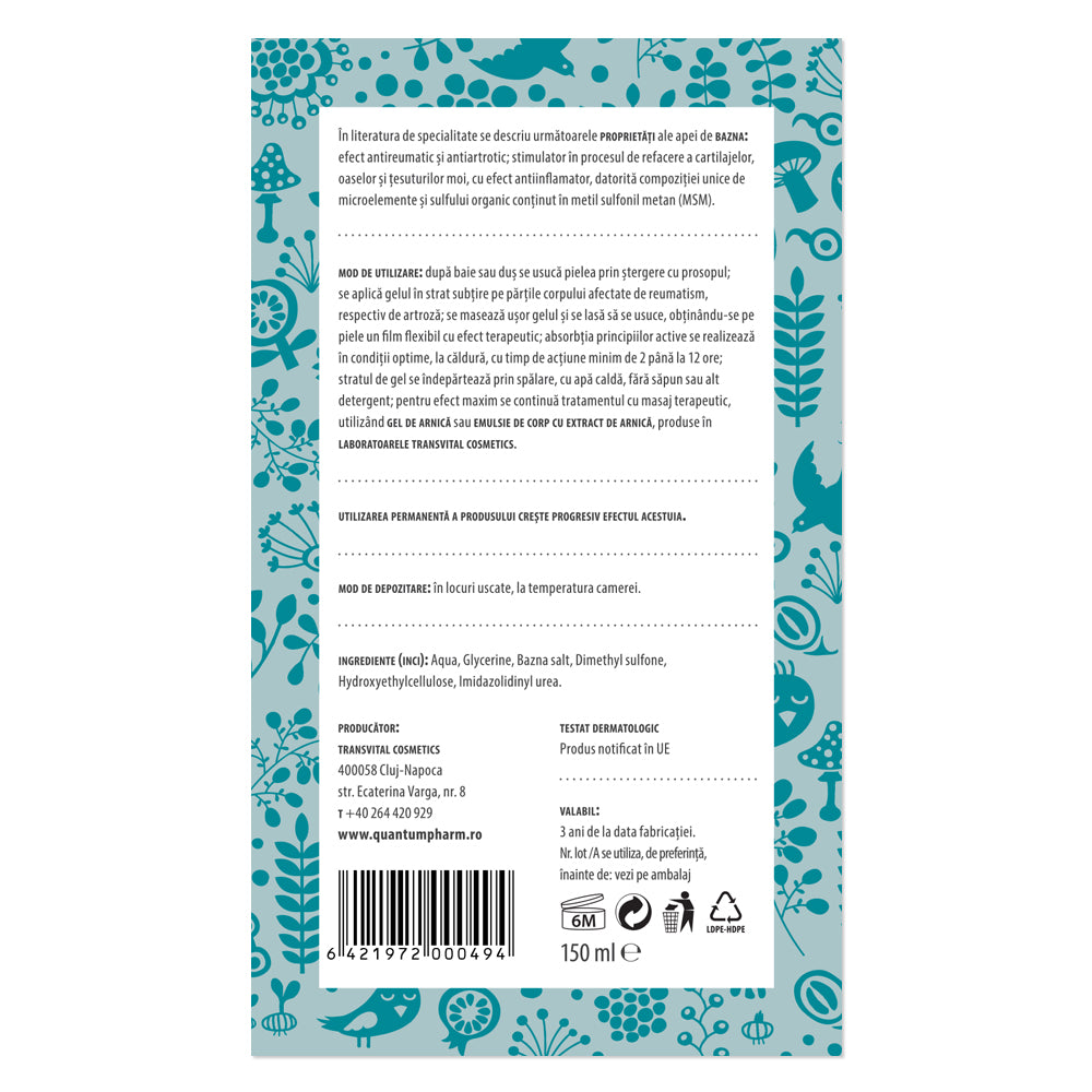 BAZNA RELAX GEL, 150ml