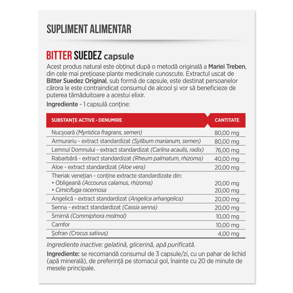 BITTER SUEDEZ, 30 capsule