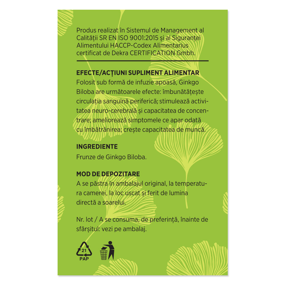 CEAI DE GINKGO BILOBA, 75g