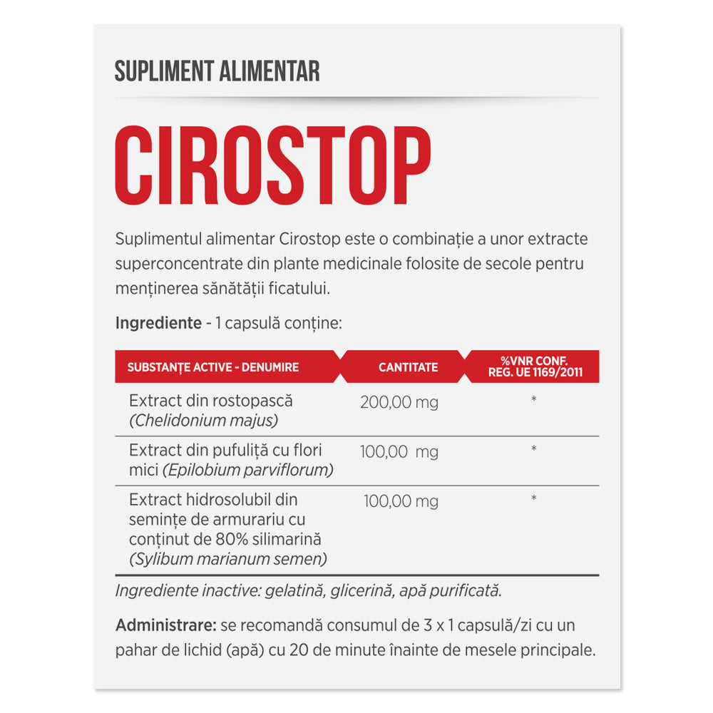 CIROSTOP, 30 capsule