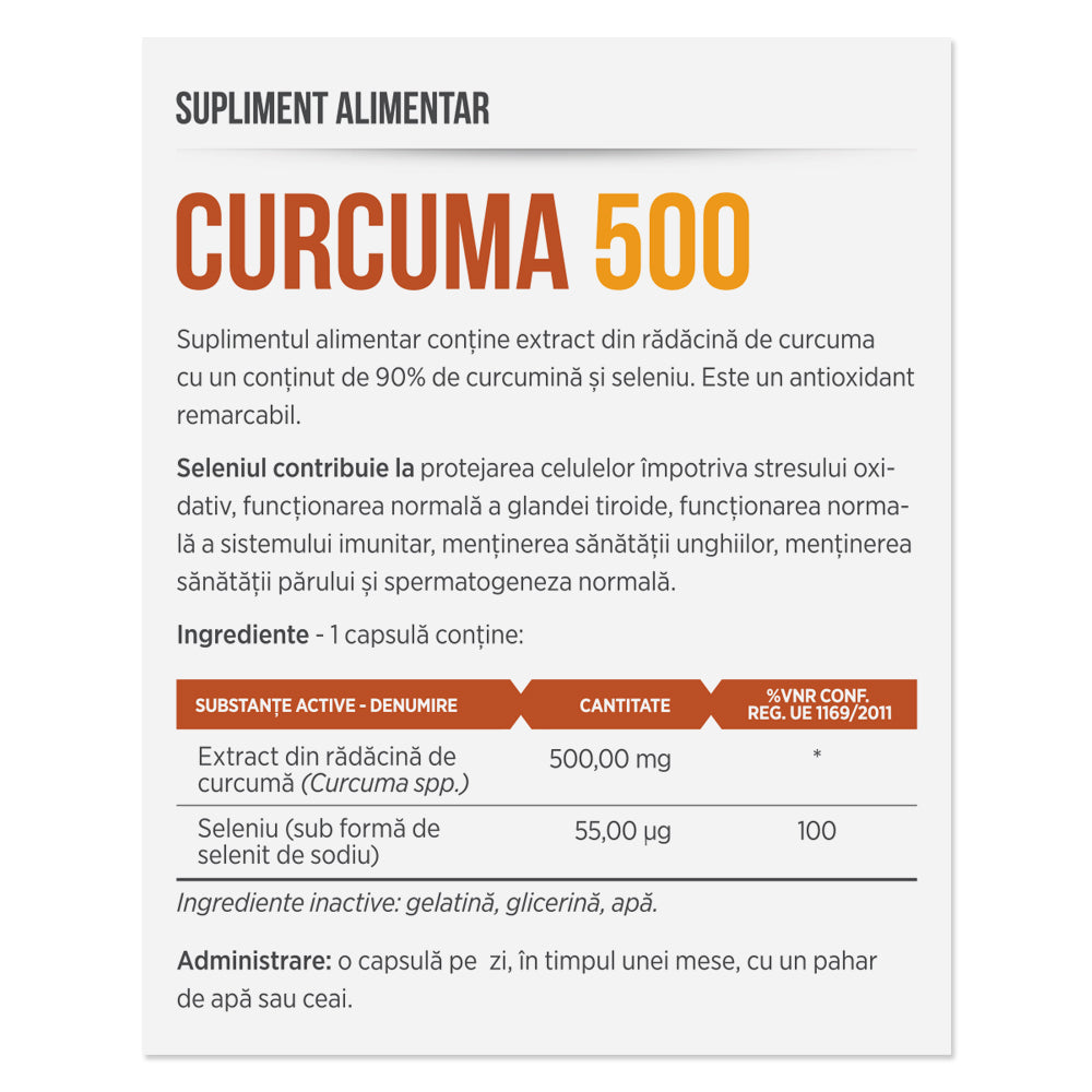 CURCUMA 500, 30 capsule