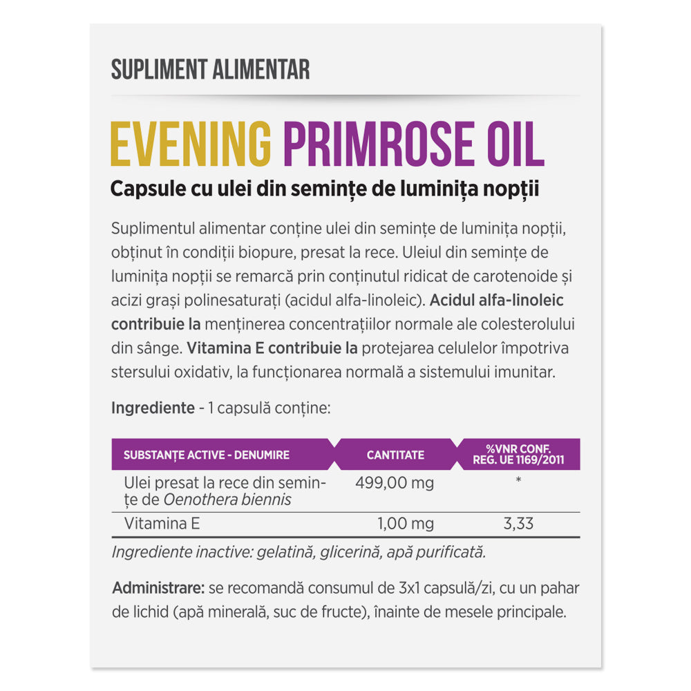EVENING PRIMROSE, 30 capsule