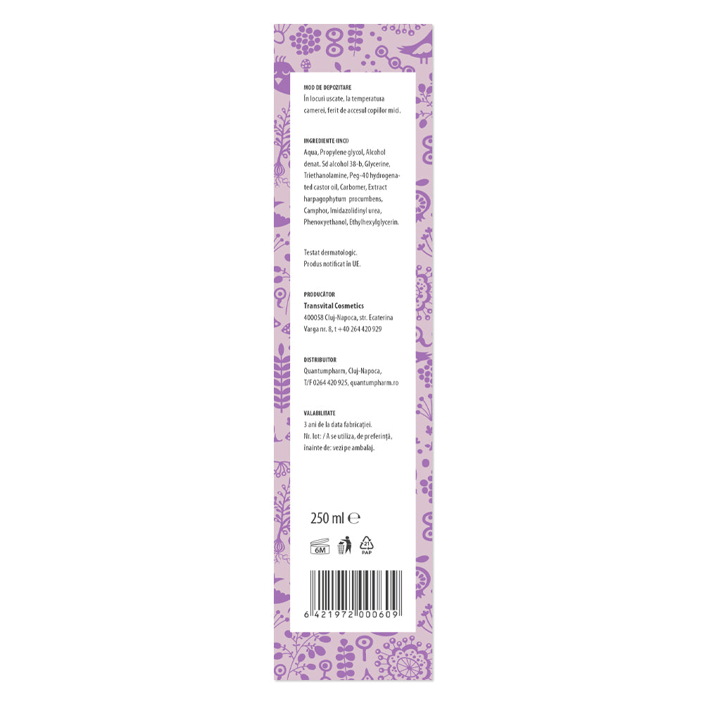 GEL CU EXTRACT DE GHEARA DRACULUI, 250ml