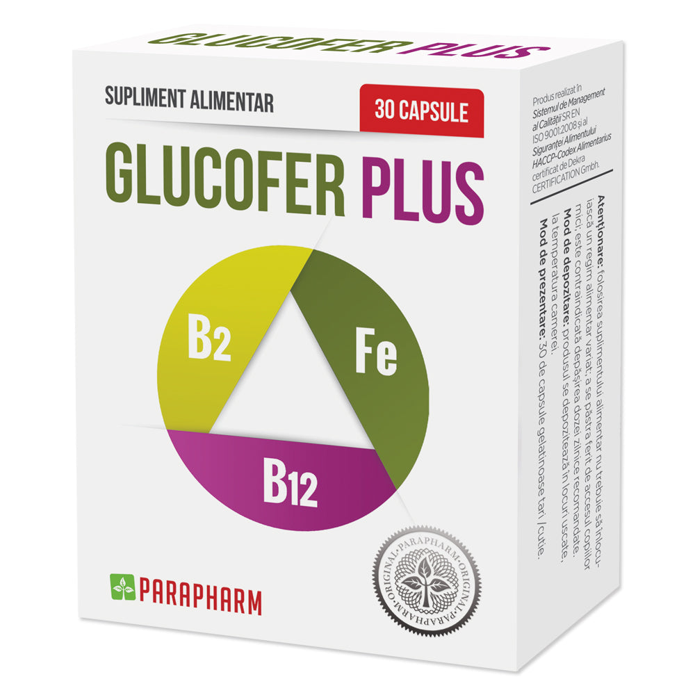 GLUCOFER PLUS, 30 capsule