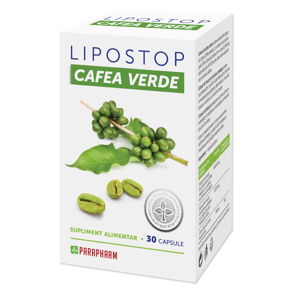 LIPOSTOP CAFEA VERDE - PARAPHARM
