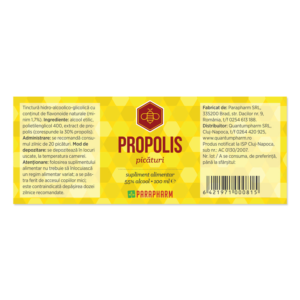 PROPOLIS PICĂTURI, 100ml