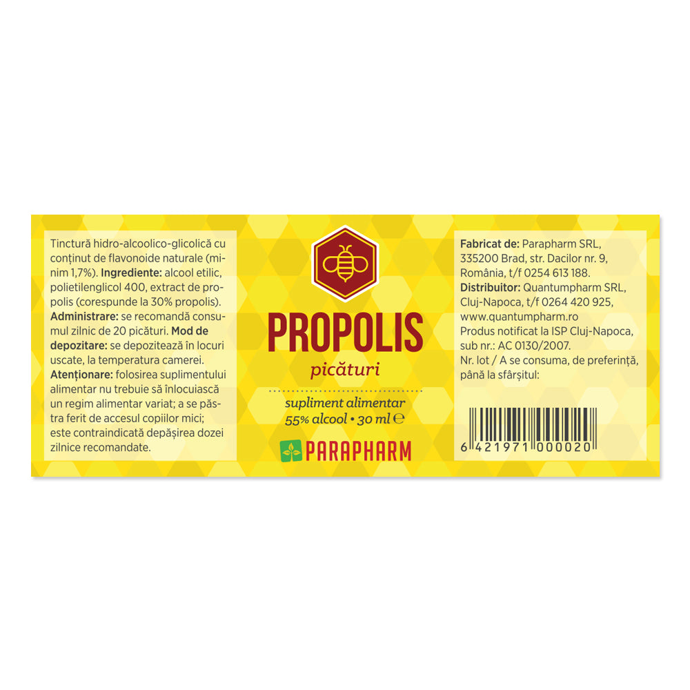 PROPOLIS PICĂTURI, 30ml