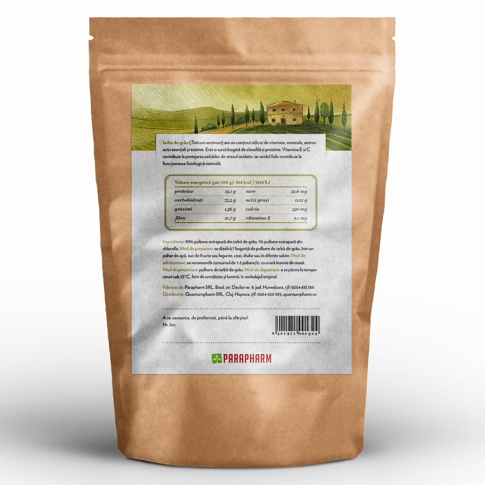 PULBERE DIN IARBĂ DE GRÂU, 250g