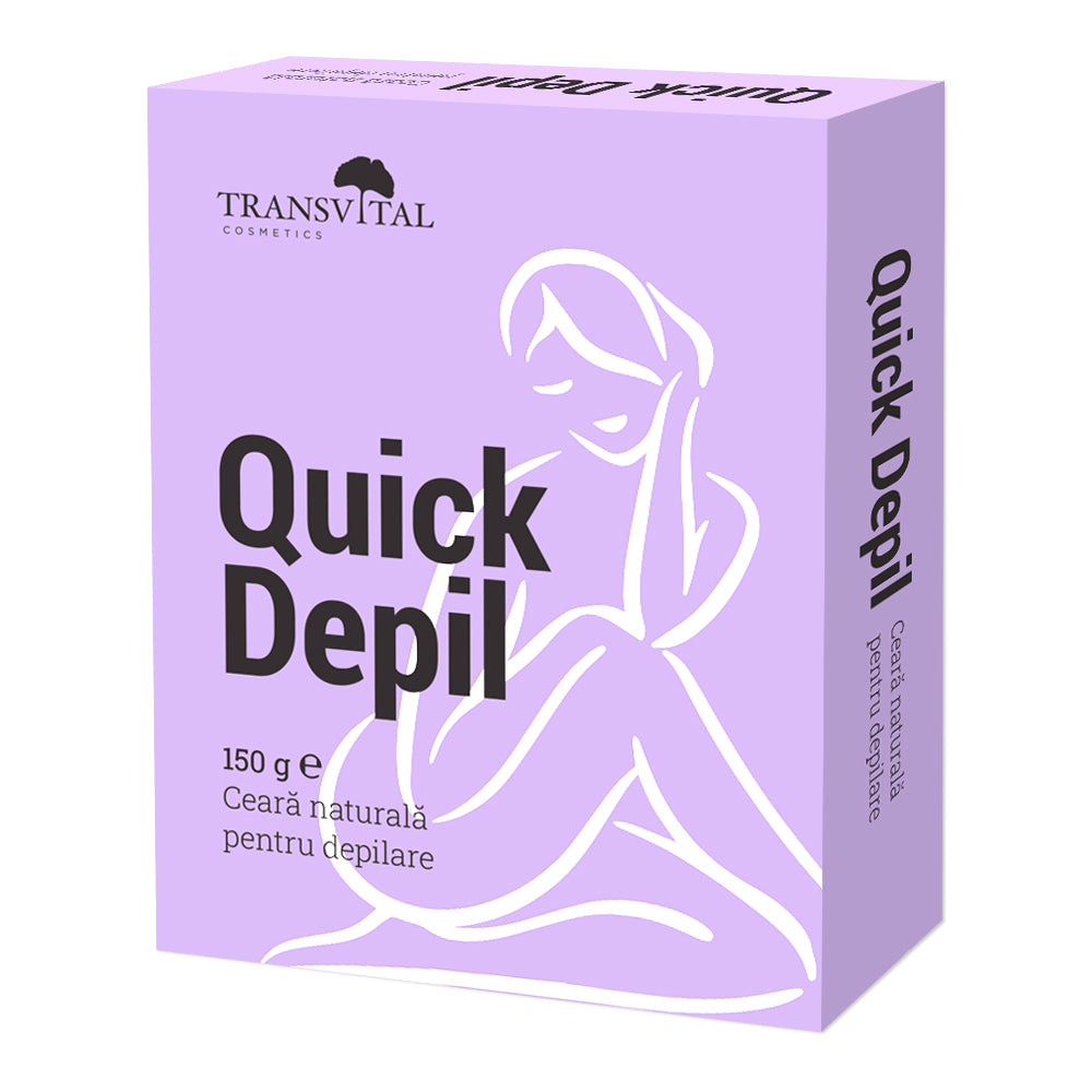 QUICK DEPIL CEARĂ NATURALĂ DEPILATOARE, 150g