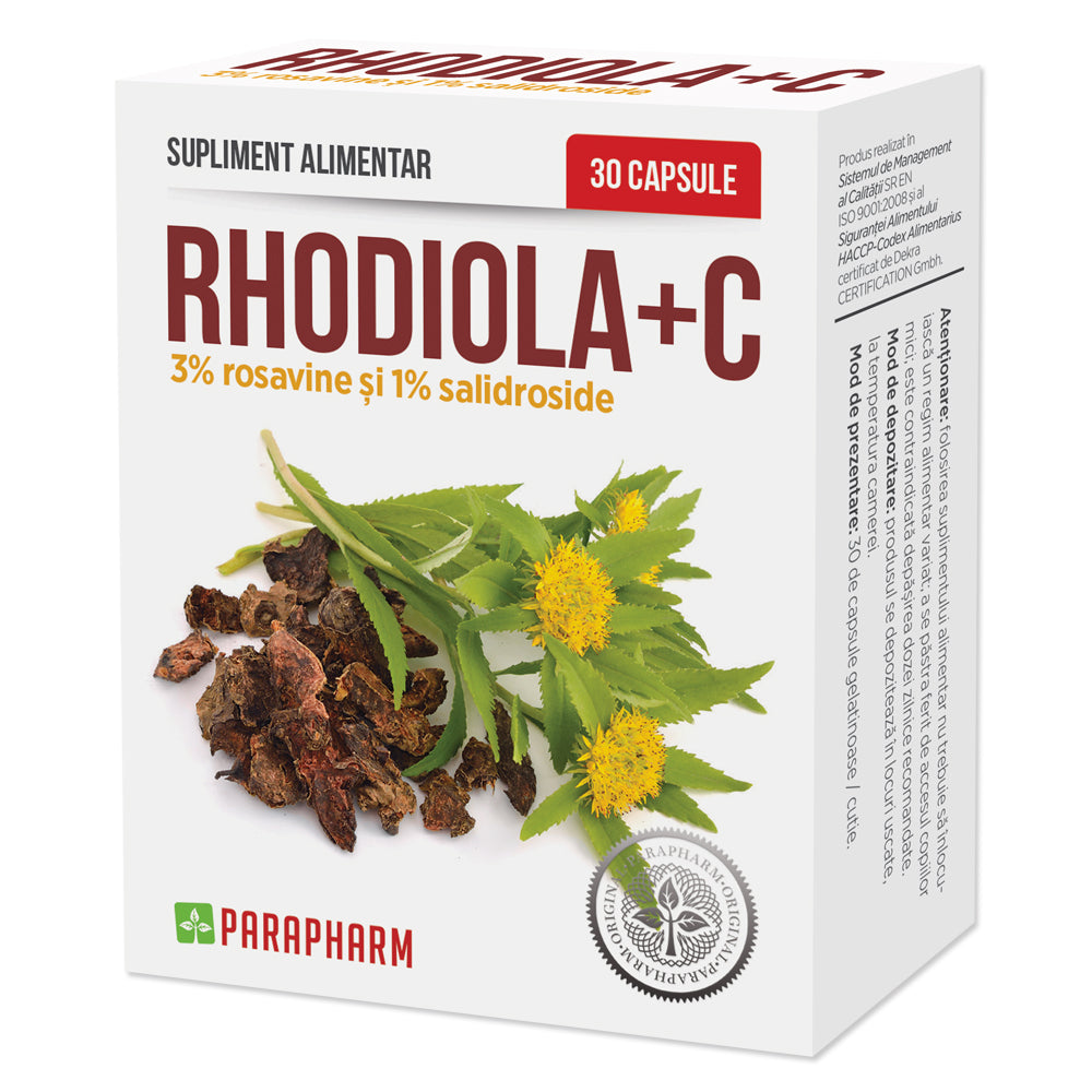 RHODIOLA + C - PARAPHARM