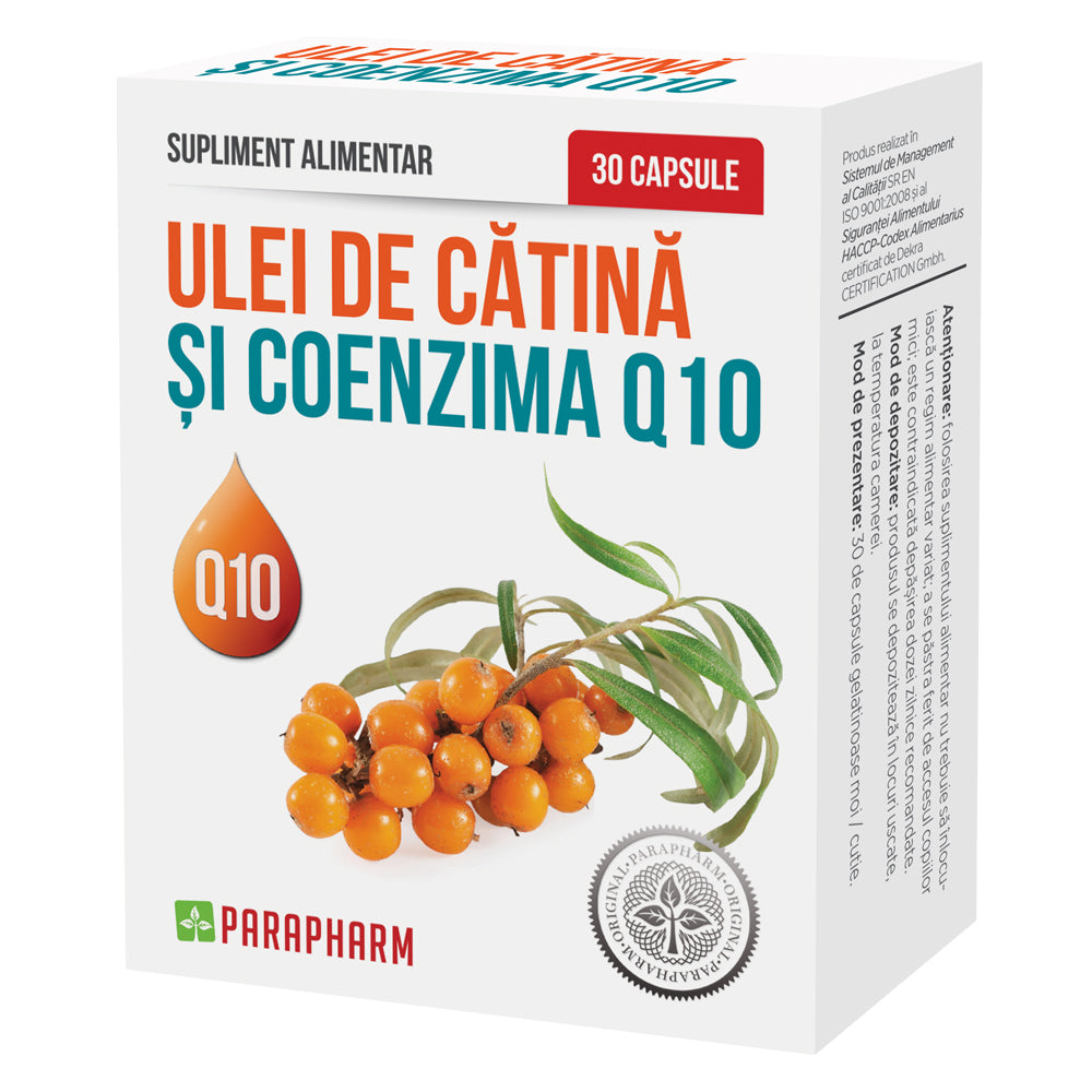 ULEI DE CĂTINĂ ȘI COENZIMA Q10 - PARAPHARM
