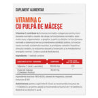 VITAMINA C CU PULPĂ DE MĂCEȘE, 30 tablete