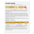 VITAMINA D3 4000 + K2, 30 capsule